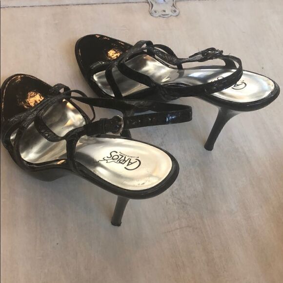 Carlos Santana black heels size 8 - Picture 4 of 8